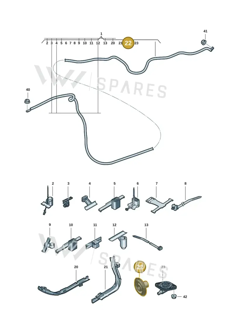 8B3971871M — Audi A5 Limousine (2024-2025) diagram 8wk972000, position 22