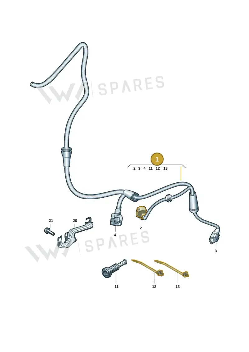 8B3972251 — Audi A5 Limousine (2024-2025) diagram 8wk927100, position 1