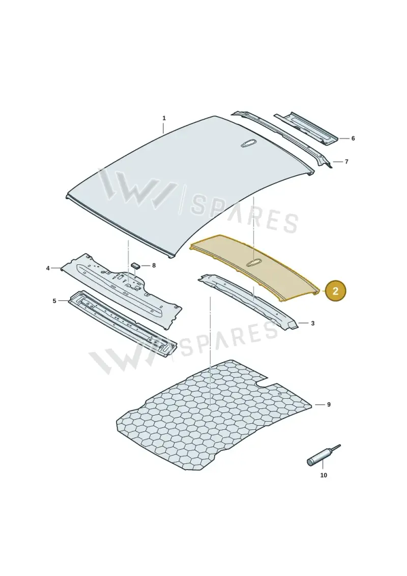 8B5817109 — Audi A5 Limousine (2024-2025) diagram 8wh817000, position 2