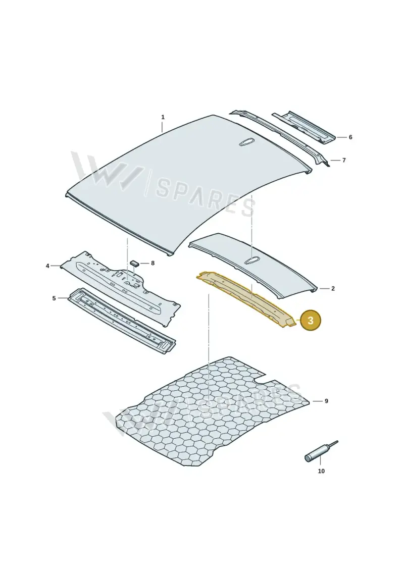 8B5817889 — Audi A5 Limousine (2024-2025) diagram 8wh817000, position 3