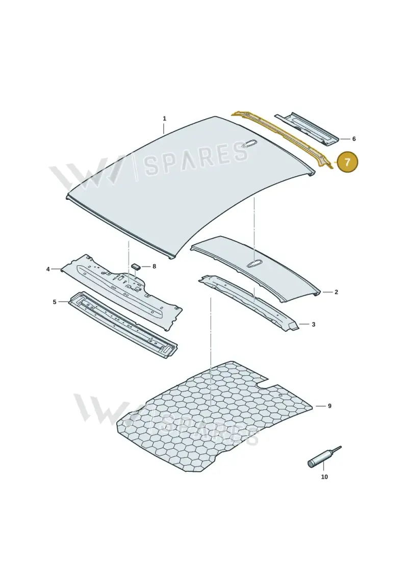 8B5817985 — Audi A5 Limousine (2024-2025) diagram 8wh817000, position 7