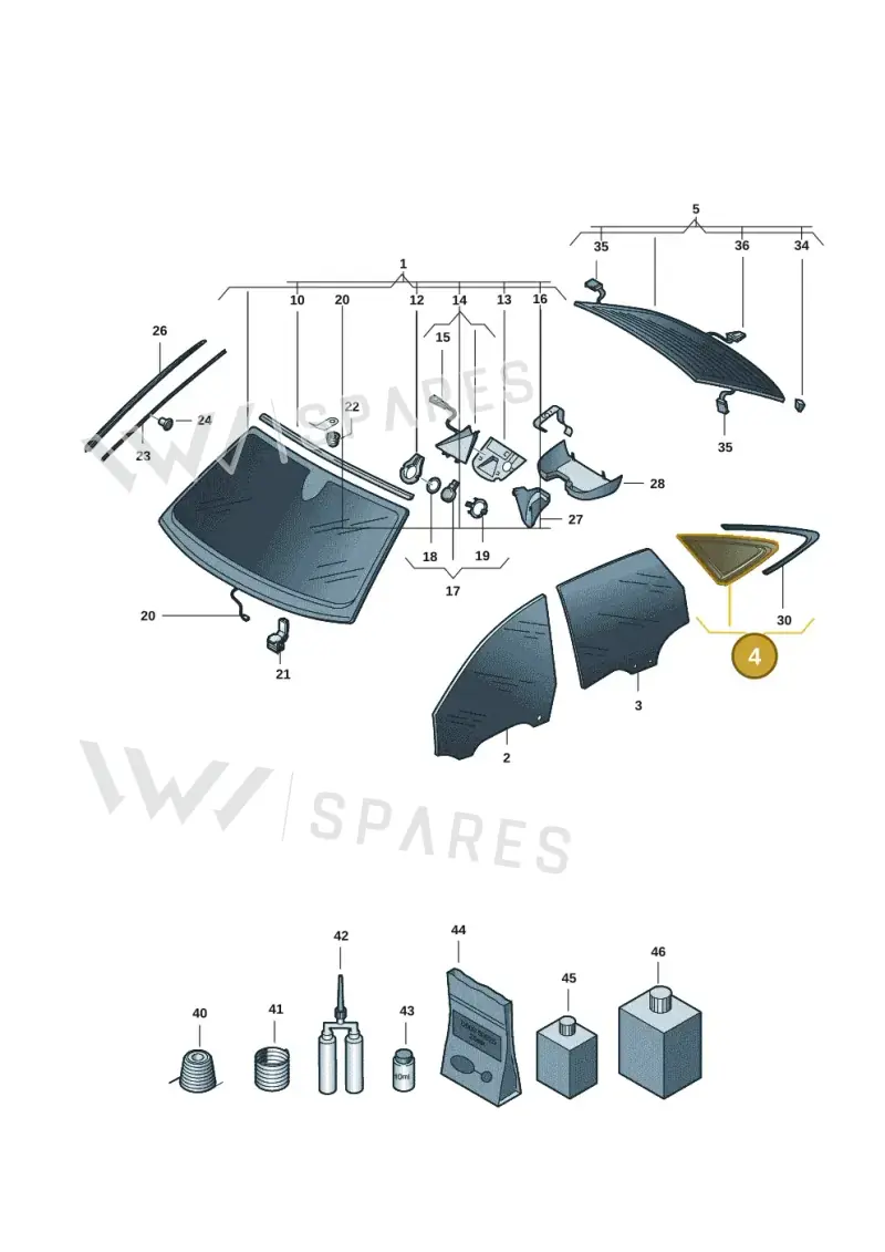 8B5845297DNVB — Audi A5 Limousine (2024-2025) diagram 8wh845000, position 4