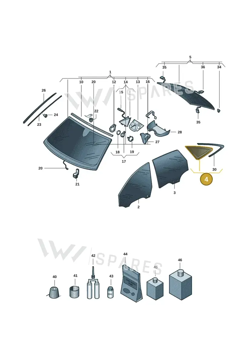 8B5845297ENVB — Audi A5 Limousine (2024-2025) diagram 8wh845000, position 4
