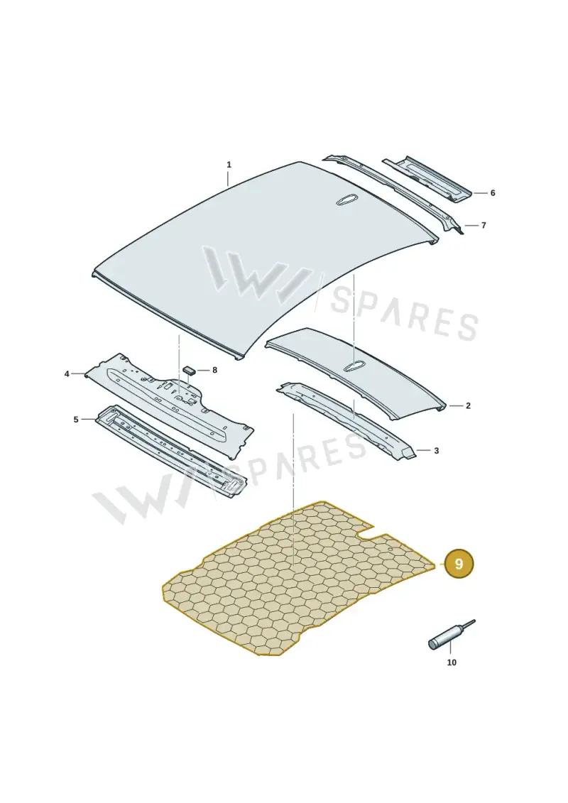 8B5867523 — Audi A5 Limousine (2024-2025) diagram 8wh817000, position 9