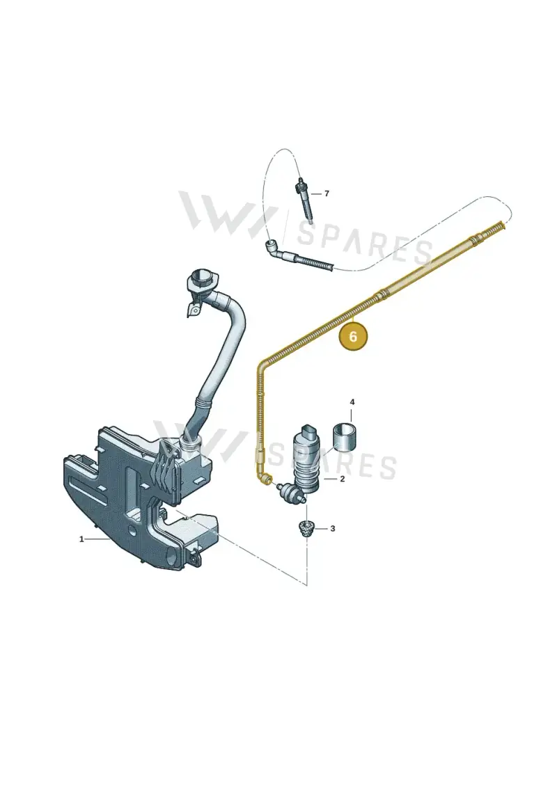 8B5955960 — Audi A5 Limousine (2024-2025) diagram 8wh955030, position 6
