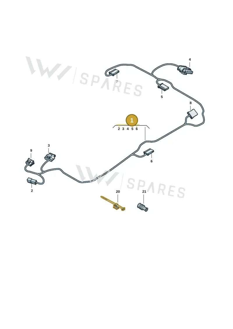 8B5971100J — Audi A5 Limousine (2024-2025) diagram 8wk972650, position 1