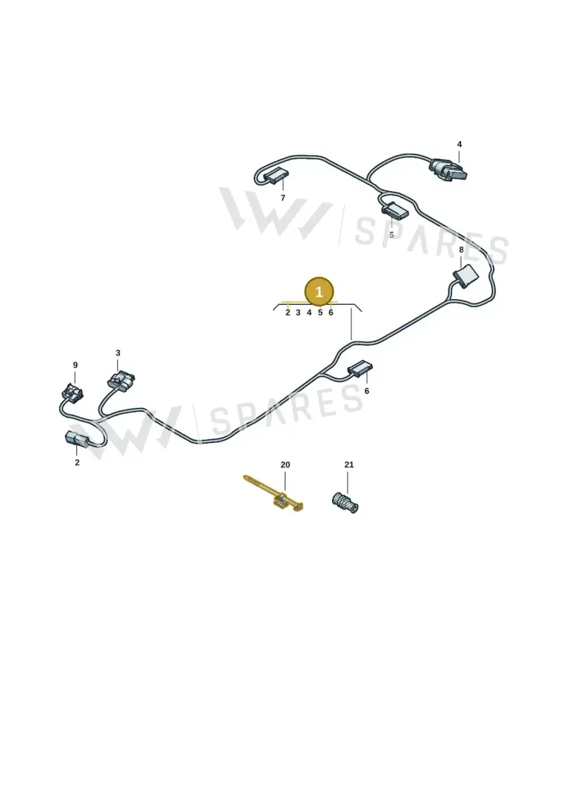 8B5971100P — Audi A5 Limousine (2024-2025) diagram 8wk972650, position 1