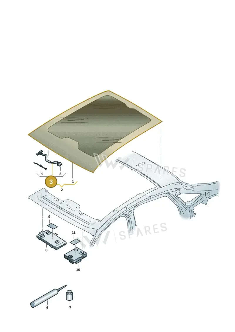 8B9971648 — Audi A5 Limousine (2024-2025) diagram 8wh877000, position 3