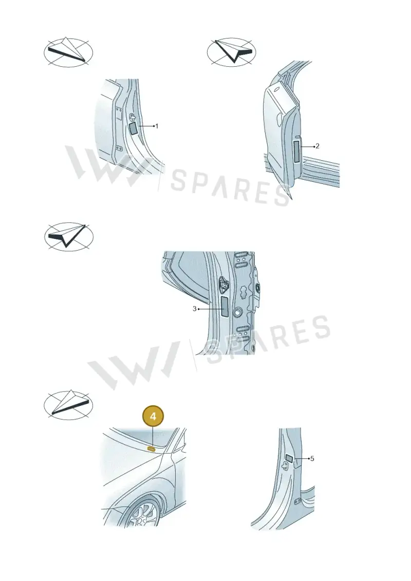 8D0000289 — Audi A1 Sportback (2014-2018) diagram 792010200, position 4