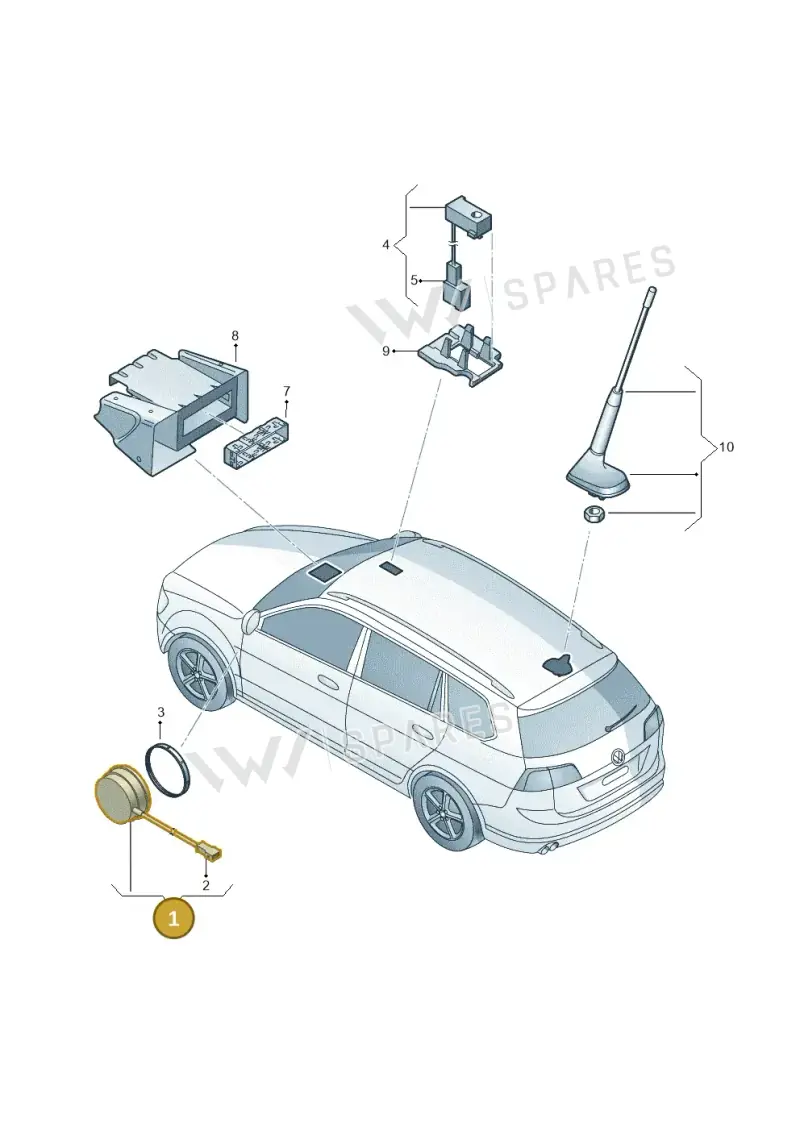 8D00354114PK — Volkswagen Passat Saloon (2014-2024) diagram 763035820, position 1