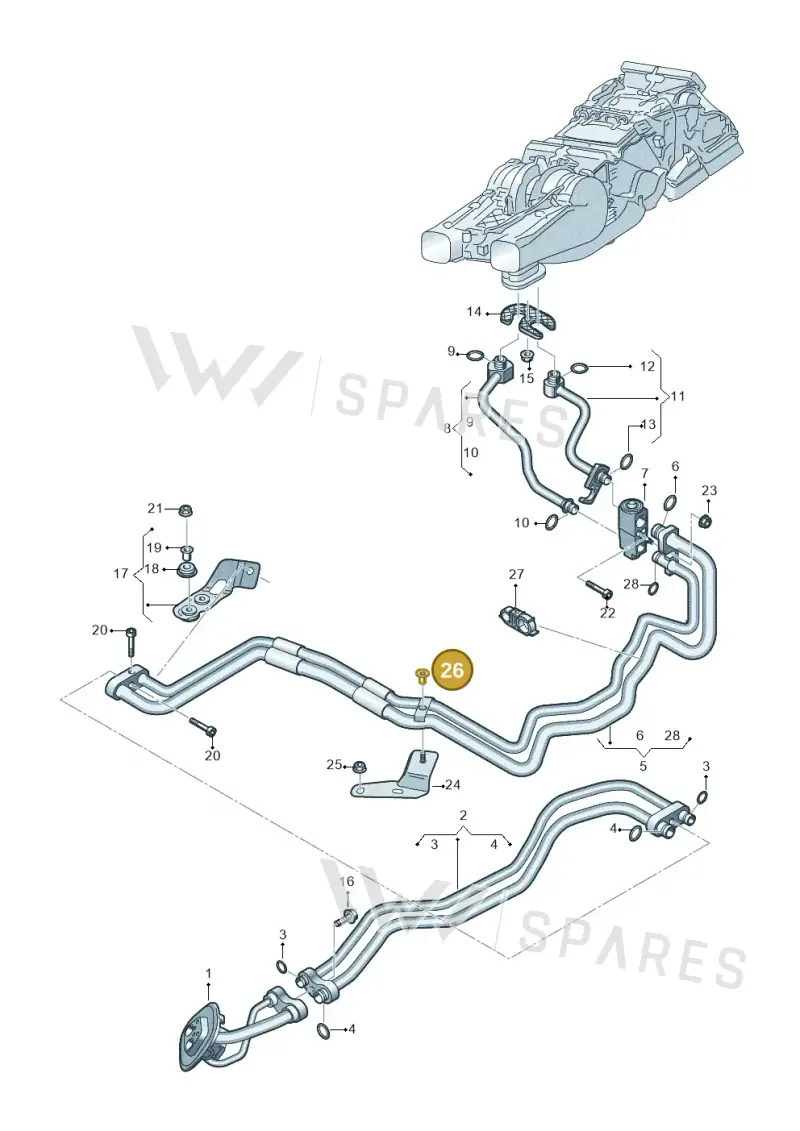 8D0201441C — Audi RS Q8 Quattro (2019-) diagram 859260900, position 26