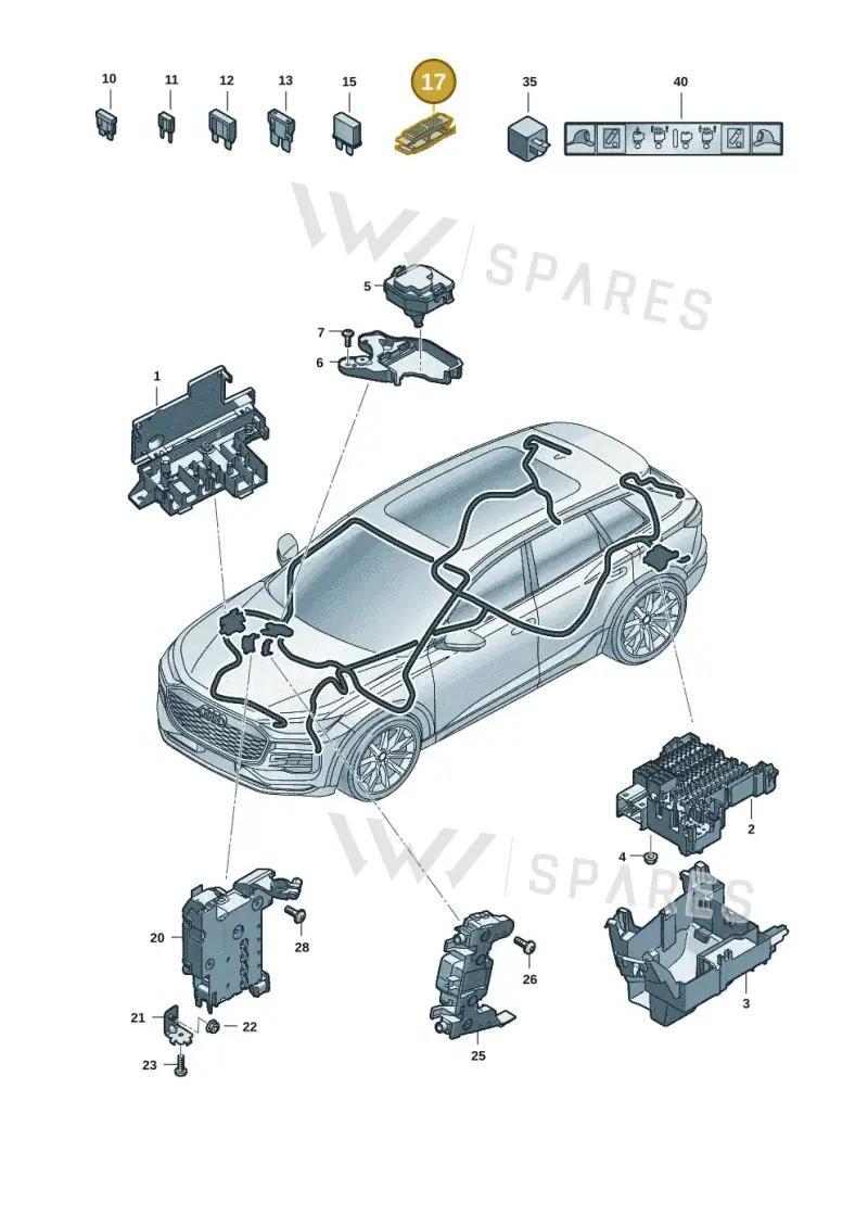 8D0941802 — Audi Q6 e-tron (2023-) diagram f5s971805, position 17