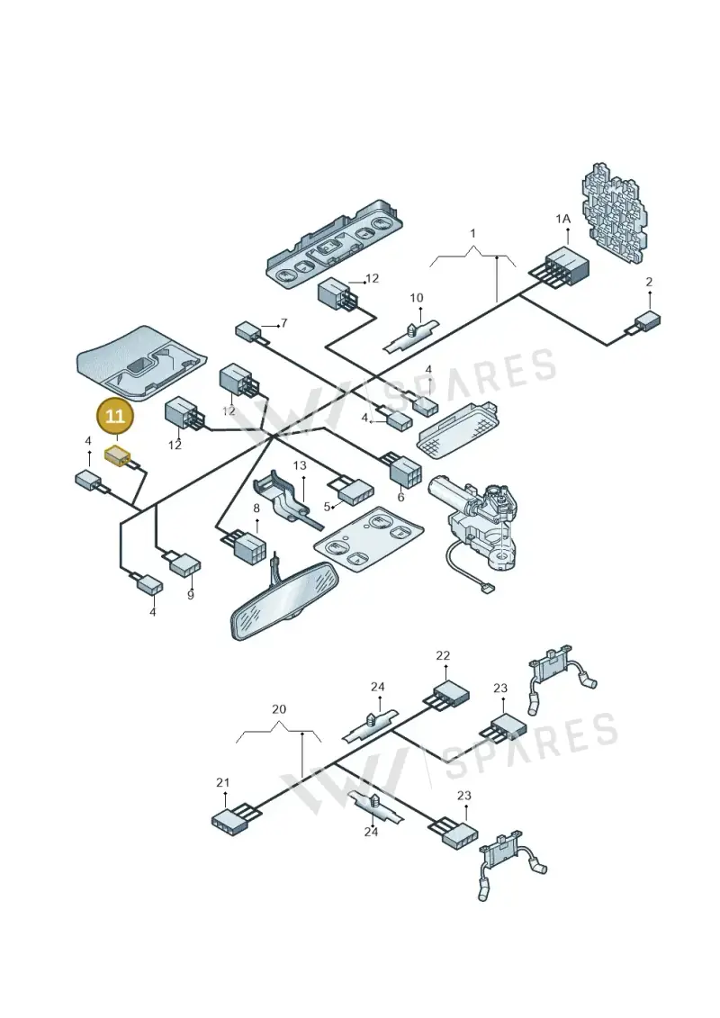 8D0972643 — Audi RS6 qu. (2003-2004) diagram 260972450, position 11