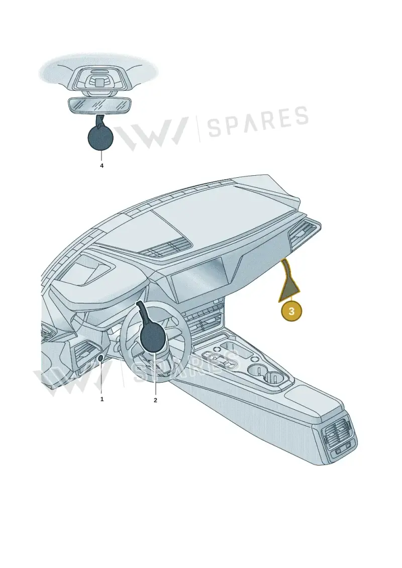 8E0010352P — Audi RS e-tron GT (2020-2020) diagram 4j1010025, position 3