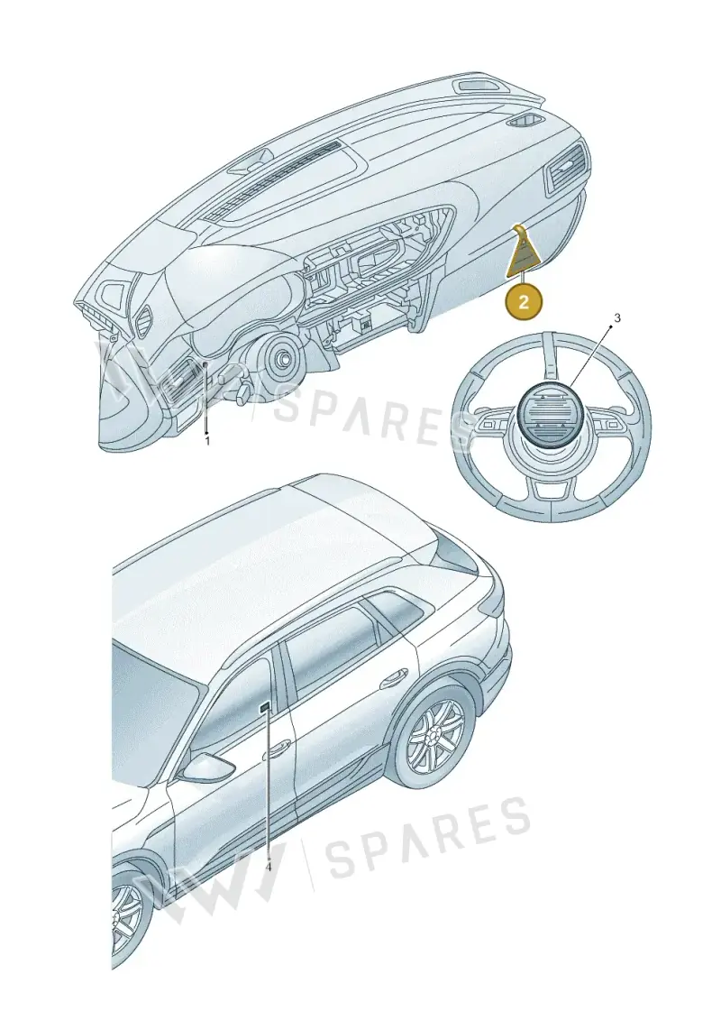 8E0010352P — Audi Q6 e-tron (2023-) diagram 586010250, position 2