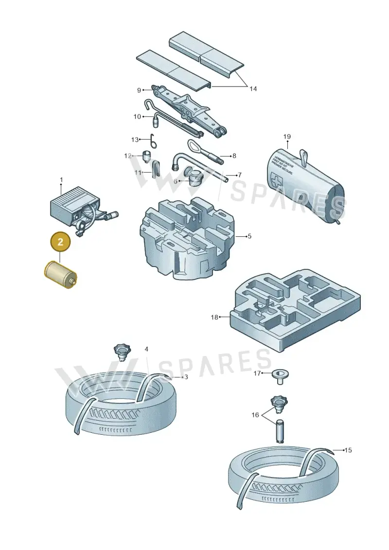 8E0012619C — Skoda Octavia (2019-2022) diagram 585012000, position 2