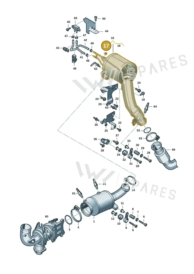 8E0131545 — Audi A5 Limo 2.0 (2024-) diagram 8wk253340, position 17