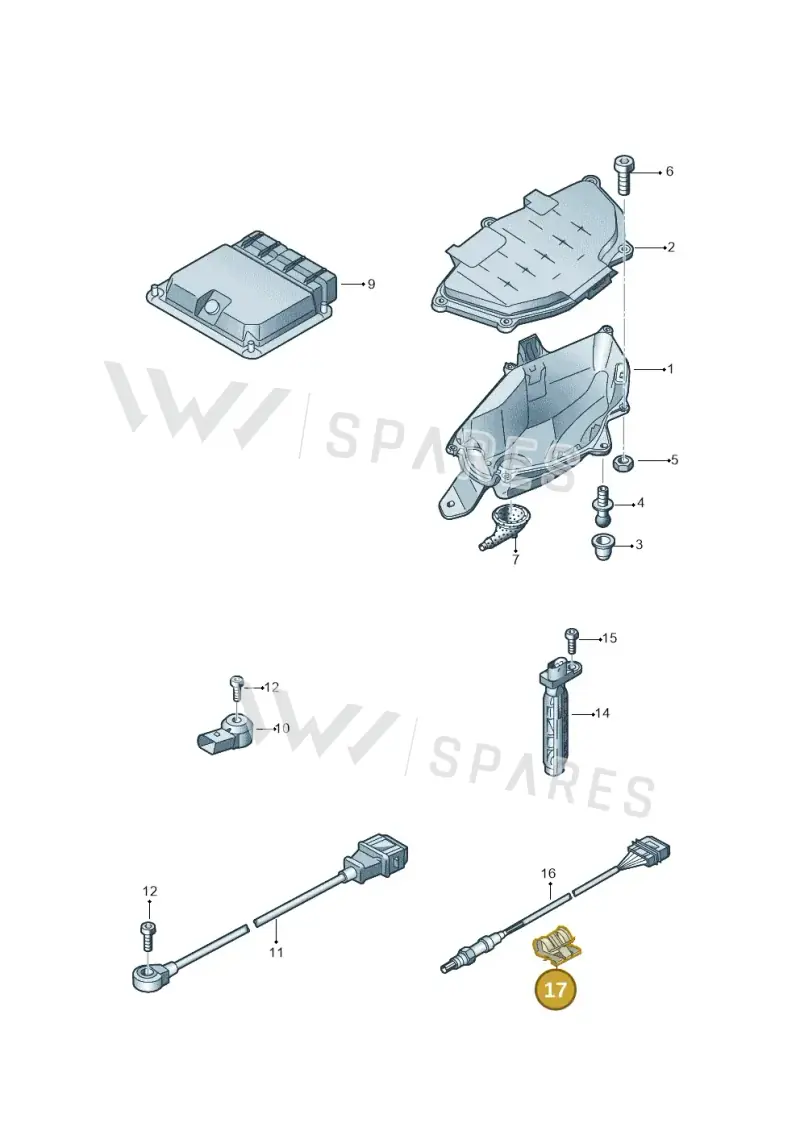 8E0201449R — Audi A7 Sportback (2014-2018) diagram 788906000, position 17