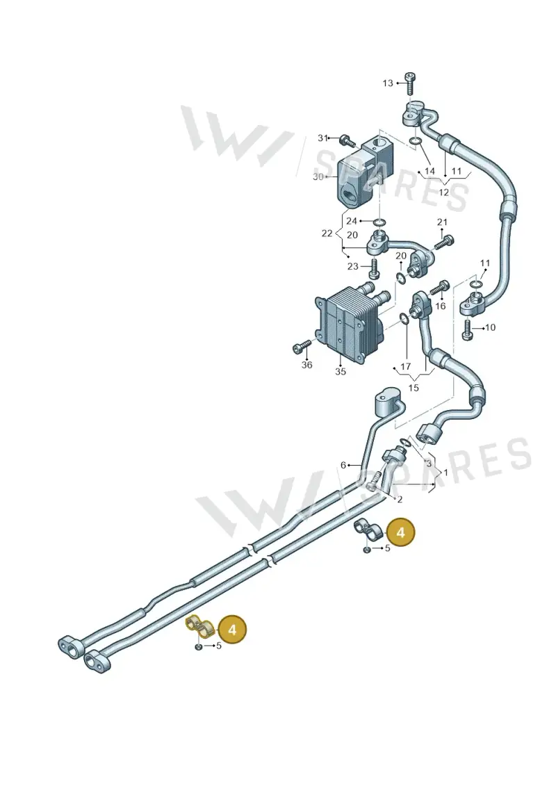 8E0260759AP — Audi A8L (2017-2022) diagram 838260750, position 4