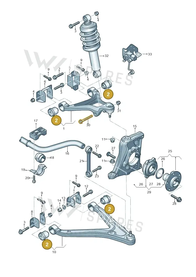 8E0505185P — Audi R8 qu. 5.2 (2012-2015) diagram 752407000, position 2
