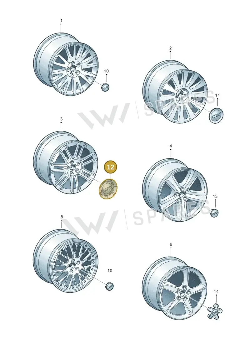 8E0601165NSRA — Audi A8/S8/qu. lang    08> (2007-) diagram 635601900, position 12