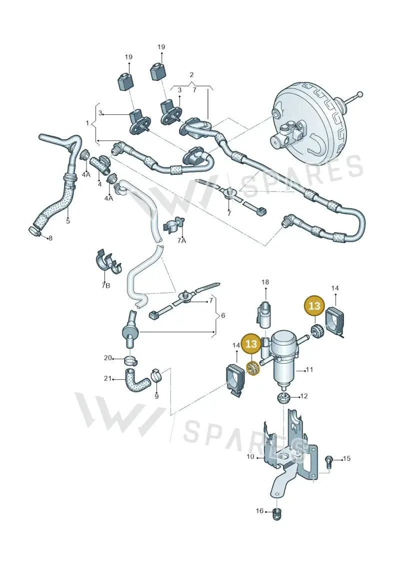 8E0614177B — Audi A6 2.7 TDI (2008-2011) diagram 448611800, position 13