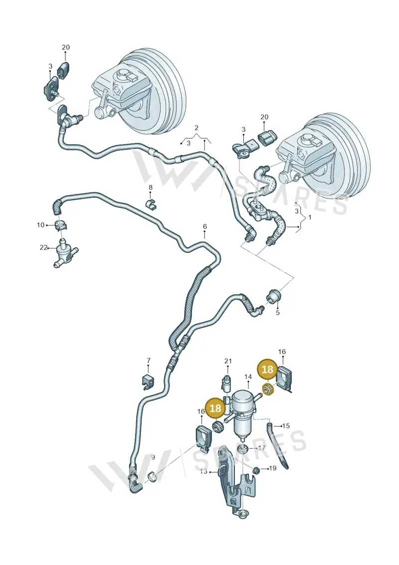 8E0614177B — Audi A8L qu. 3.0 TDI (2013-2018) diagram 771611770, position 18