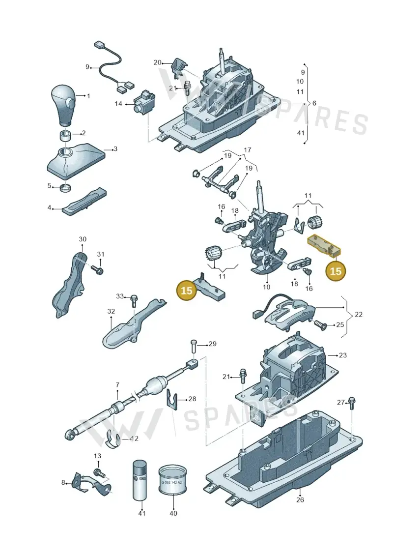 8E0713347 — Audi Q7 qu. 3.0 TDI (2009-2015) diagram 493713150, position 15