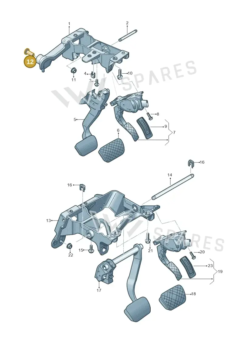 8E0721183 — Audi A8L (2017-2022) diagram 838723250, position 12