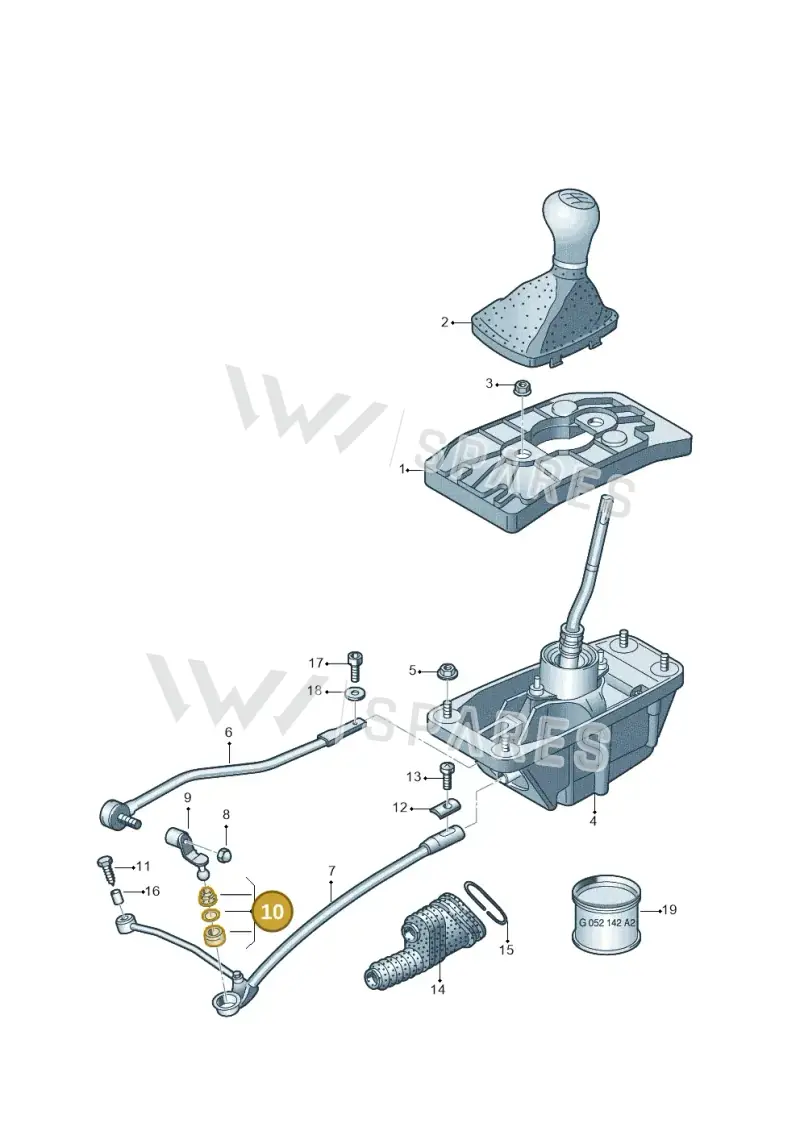 8E0798151B — Audi A6 2.7 TDI (2008-2011) diagram 448711400, position 10