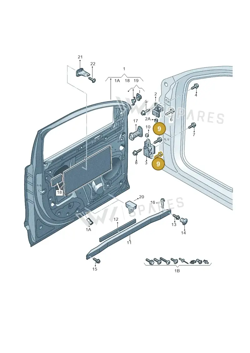 8E0837453A — Audi Q7 qu. 3.0 TDI (2009-2015) diagram 493831100, position 9