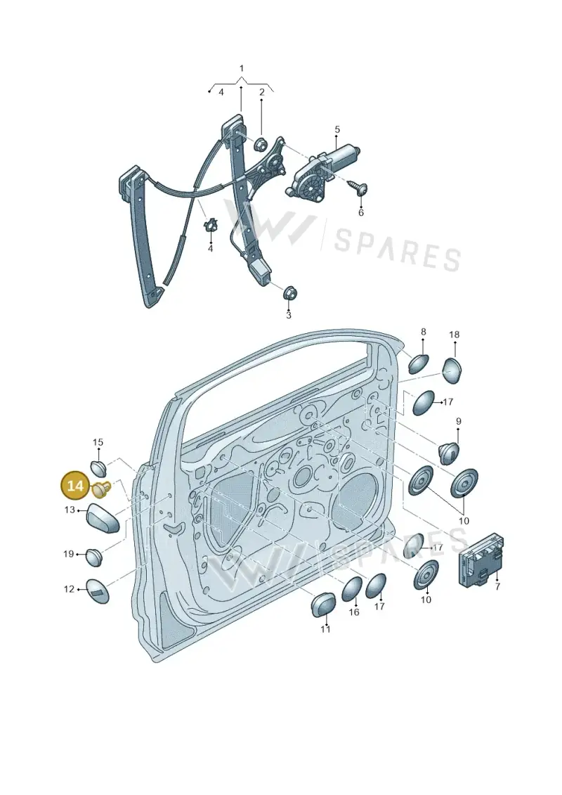 8E0837529 — Audi RSQ3 Sportback (2019-2024) diagram 597837060, position 14