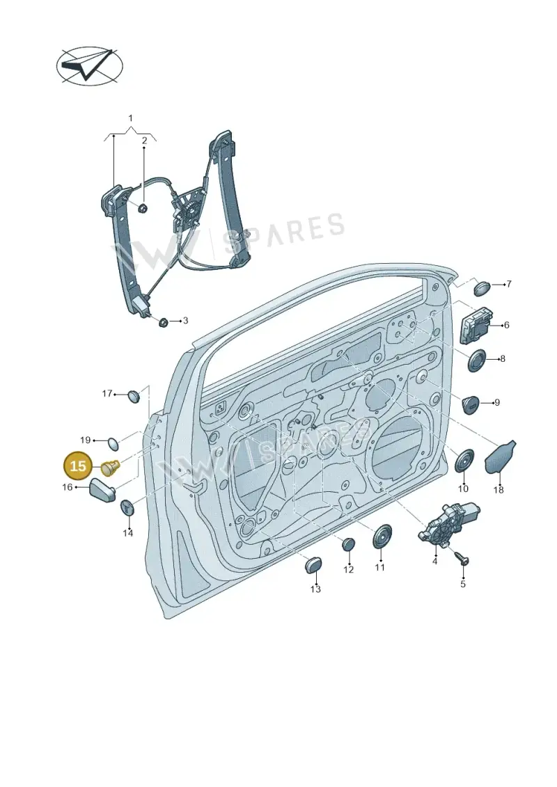 8E0837529 — Audi Q2 2.0 TDI (2016-2018) diagram 803837600, position 15
