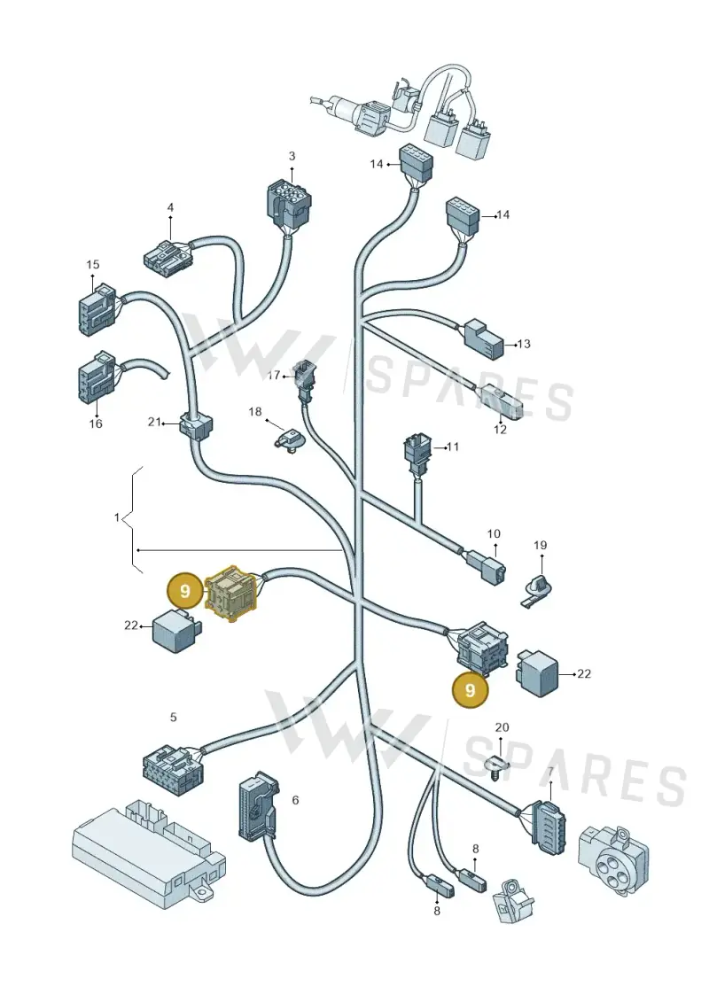 8E0937527 — Audi RS4 Av. qu. 4.2 (2012-2015) diagram 473972250, position 9