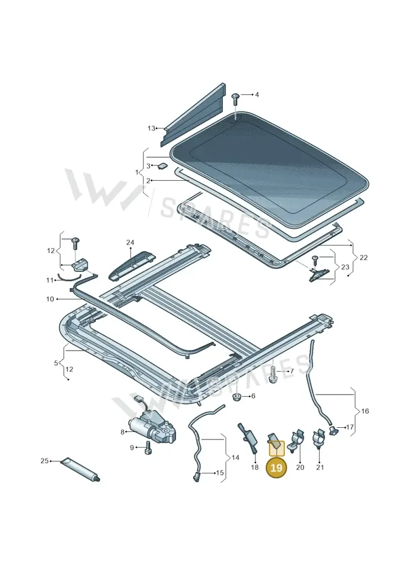 8E0971848R — Audi RS7 Sportback (2013-2018) diagram 765877000, position 19