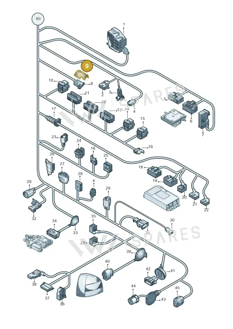 8E0971981A — Audi RS4 Cabrio qu.    08> (2007-) diagram 492971810, position 9