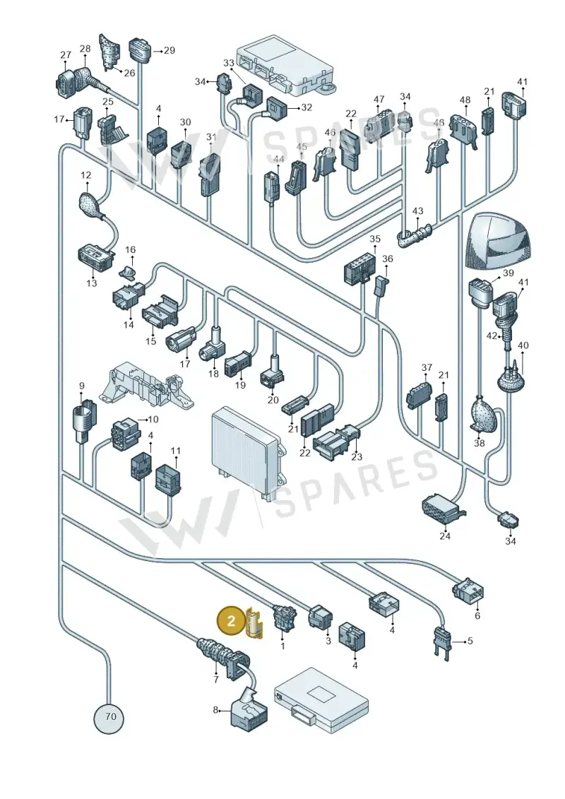 8E0971981A — Audi RS4 Cabrio qu.    08> (2007-) diagram 492971830, position 2