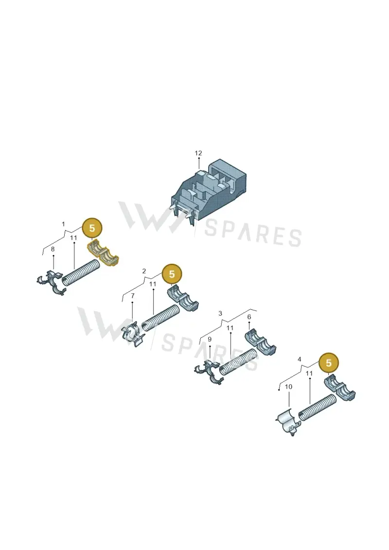8E0972081 — Audi RS4 Av. qu. 4.2 (2012-2015) diagram 724972050, position 5