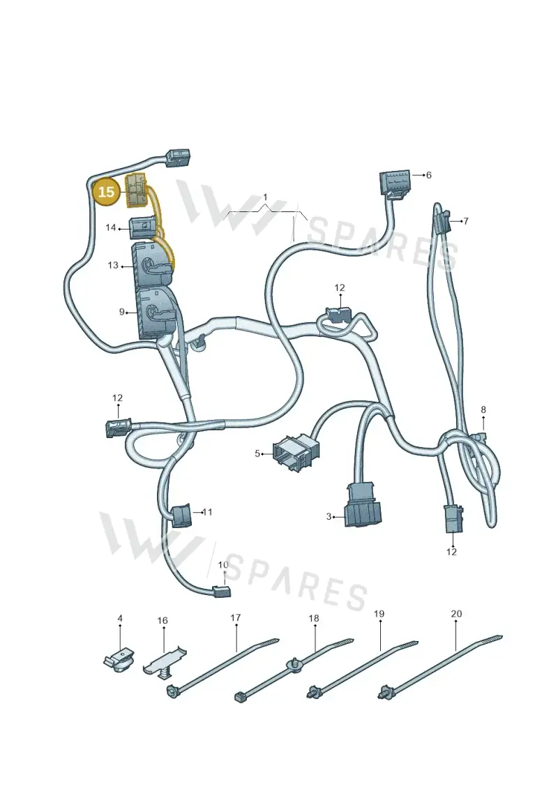 8E0972420 — Audi RS6 Avant (2019-) diagram 435882100, position 15