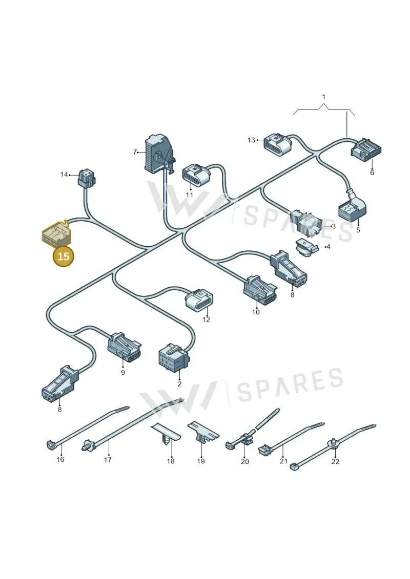 8E0972420B — Audi A4 2.0 (2015-2019) diagram 849972140, position 15