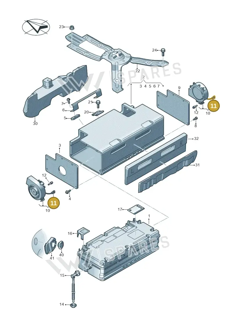 8E0972643 — Audi RS6 Avant (2019-) diagram 435915050, position 11