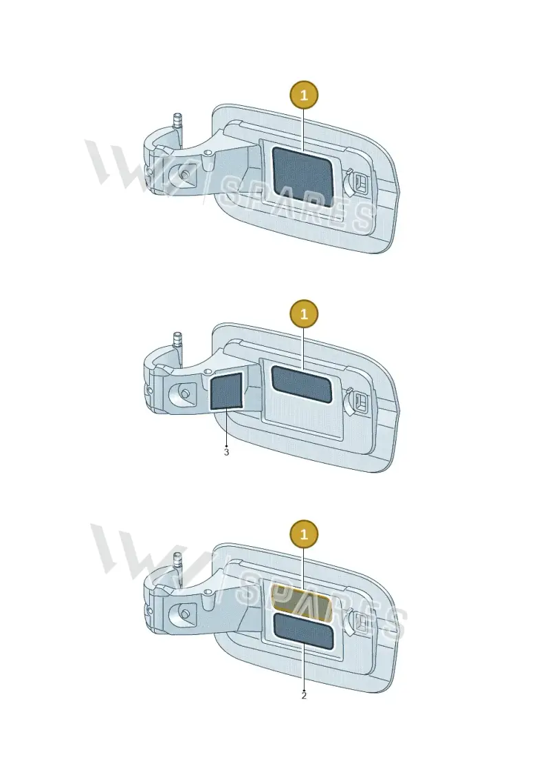 8J0010508A — Audi A3 Sportback (2016-2020) diagram 890010350, position 1