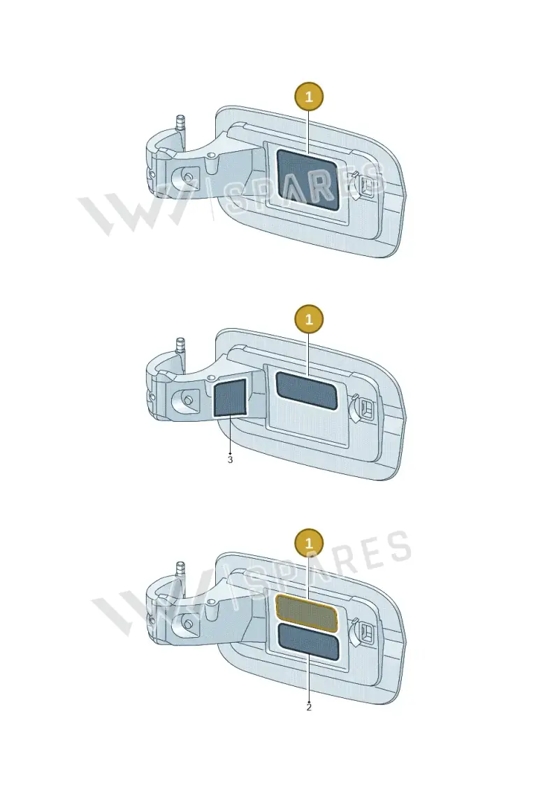 8J0010508B — Audi A3 Sportback (2016-2020) diagram 890010350, position 1