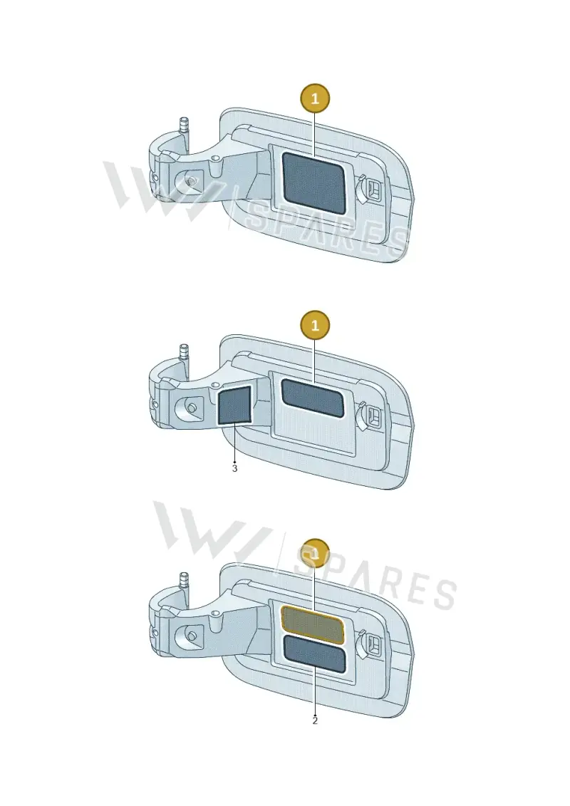 8J0010508BK — Audi A3 Sportback (2016-2020) diagram 890010350, position 1