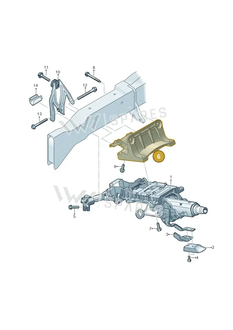 8J0419250 — Audi R8 qu. 5.2 (2012-2015) diagram 752419500, position 6
