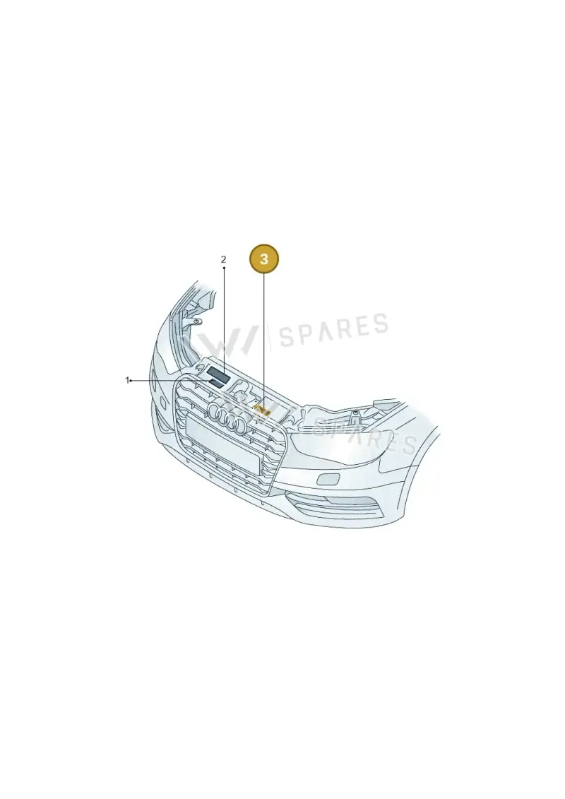 8K0010520 — Audi RS3 Sportback (2015-2016) diagram 858010100, position 3
