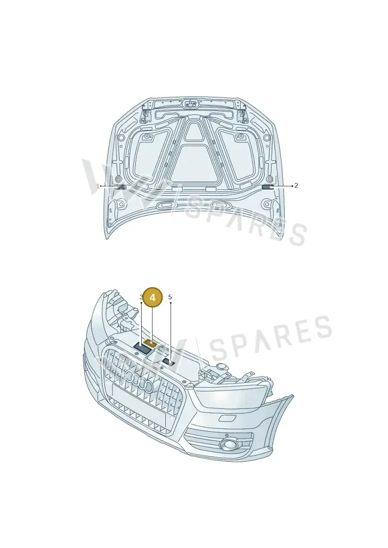8K0010520B — Audi RS3 Limousine (2017-2020) diagram 778010100, position 4