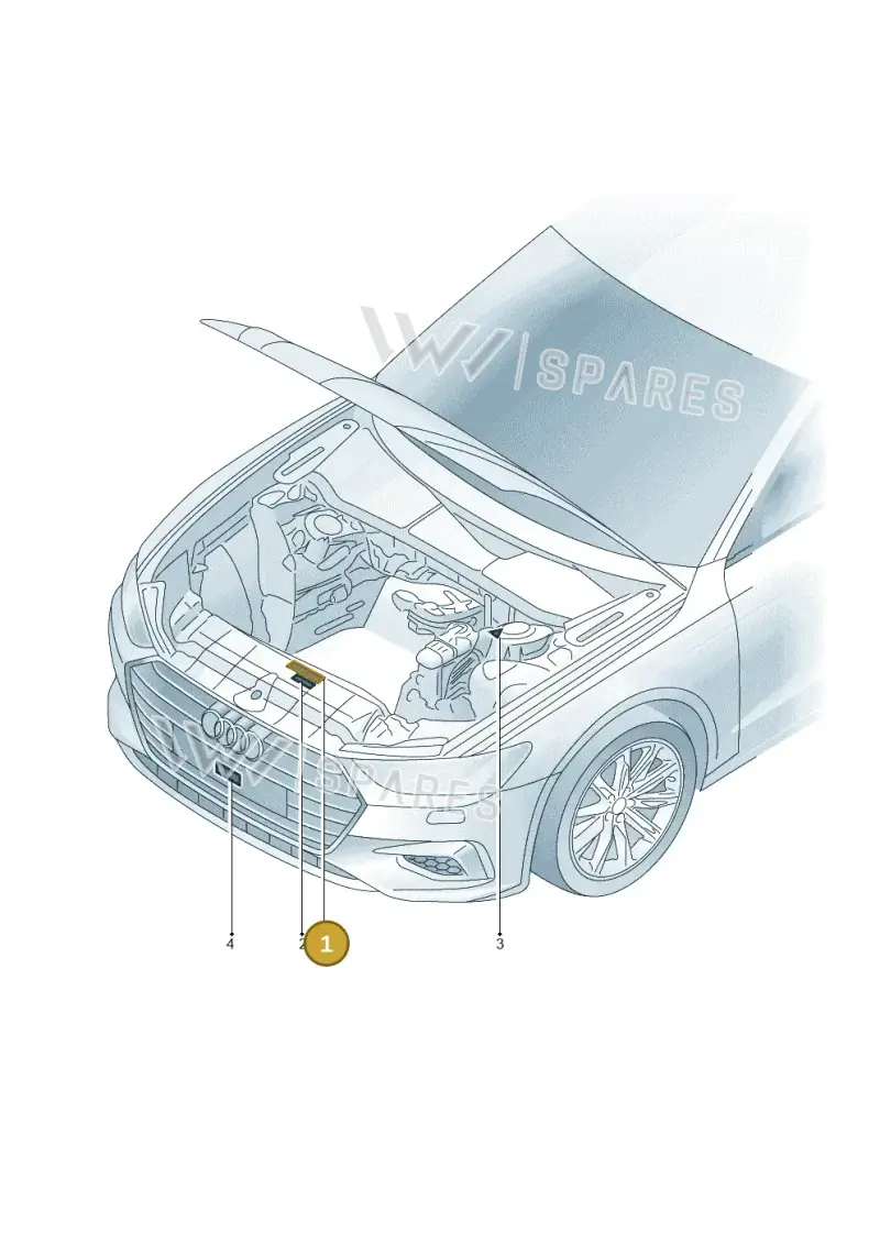 8K0010520E — Audi RS6 Avant (2019-) diagram 435010150, position 1