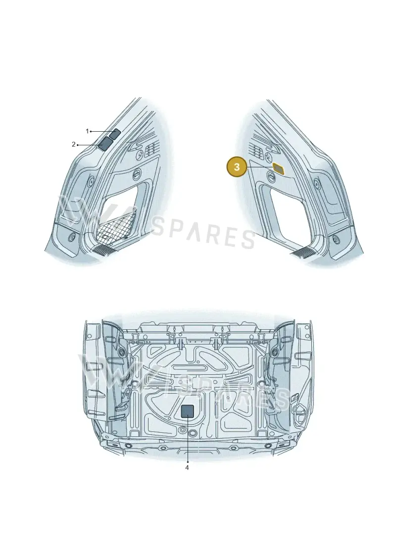 8K0010539 — Audi RSQ3 qu. 2.5 (2013-2018) diagram 728010350, position 3