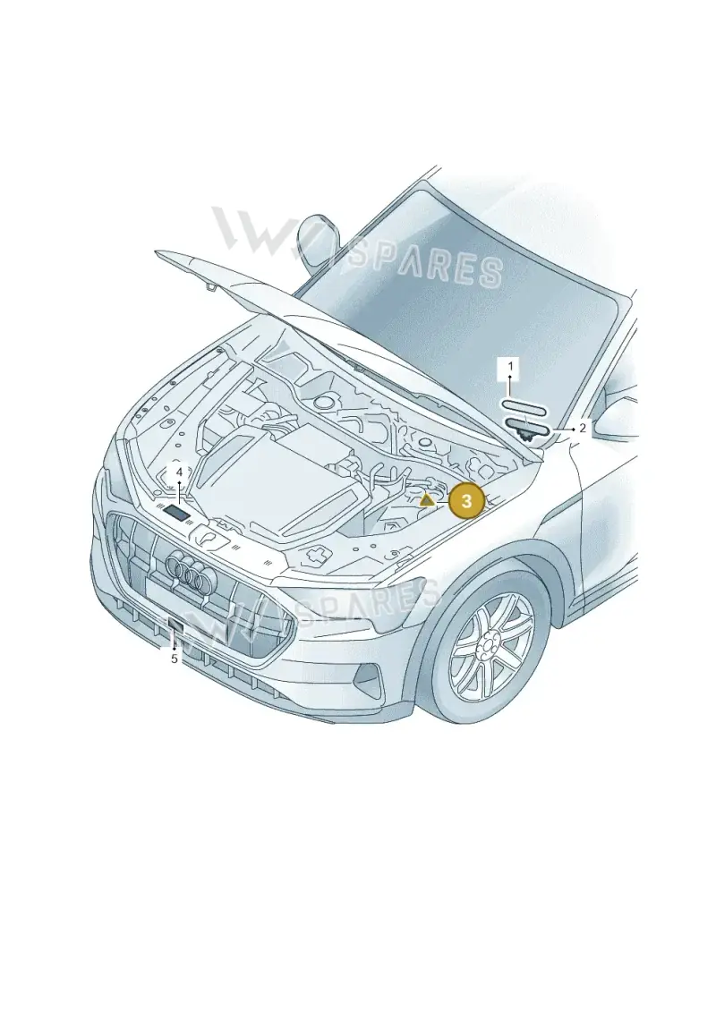 8K0010571 — Audi Q8 e-tron (2018-2020) diagram 586010150, position 3